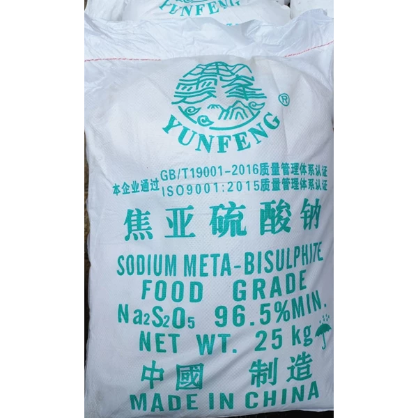 Sodium Metabisulfite Food Grade Yunfeng Na2S205
