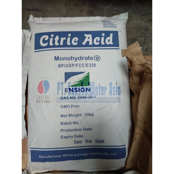 Citric Acid / Asam Sitrat monohydrate Crystal (Butiran)